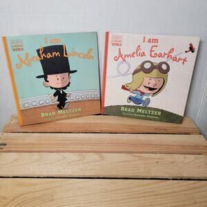Set of 2 Books: I am Abraham Lincoln & I am Amelia Earhart